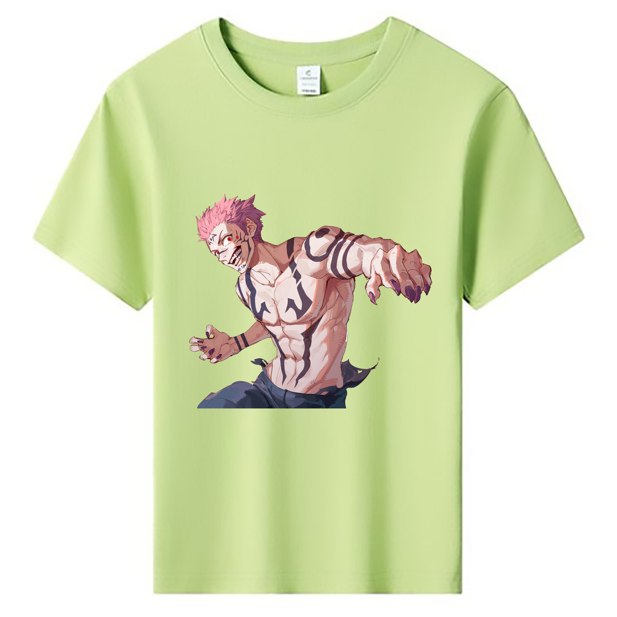 （画像用） 呪術廻戦 Jujutsu Kaisen 綿100％キッズTシャツ（フロントプリント）